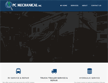 Tablet Screenshot of pcmechanical.com